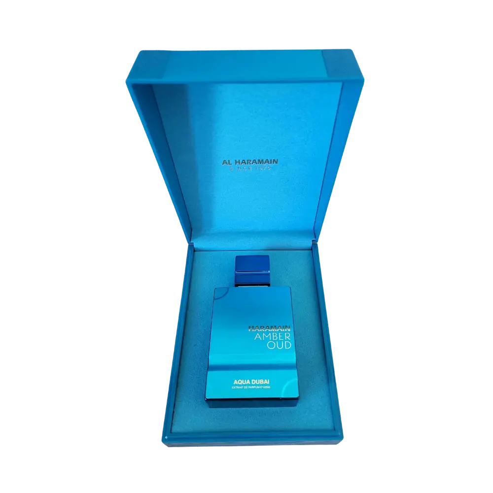 Amber Oud Aqua Dubai Extrait de Parfum Unissex - Al Haramain - Universo do Perfume
