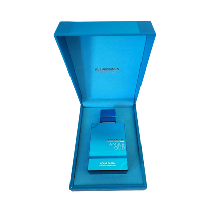 Amber Oud Aqua Dubai Extrait de Parfum Unissex - Al Haramain - Universo do Perfume