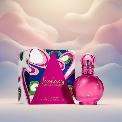Perfume Fantasy Eau de Toilette Feminino - Britney Spears em composição atmosférica com iluminação sofisticada