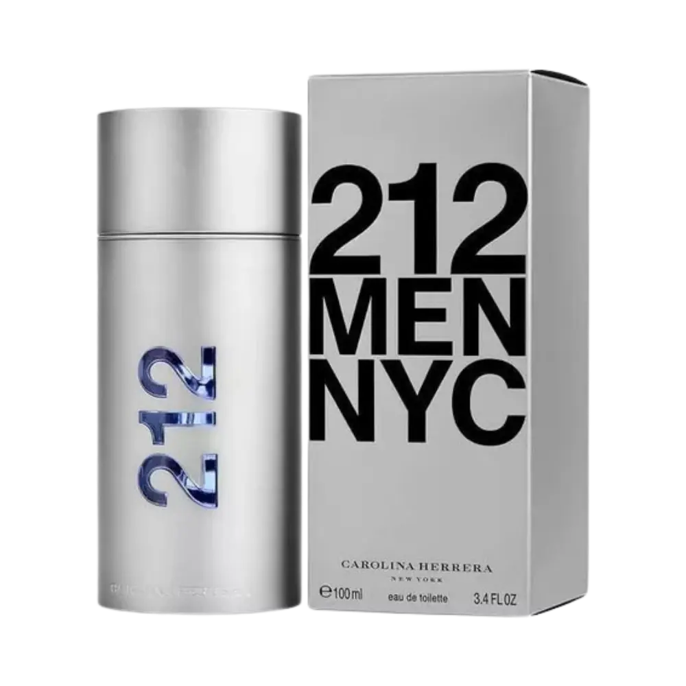 212 Men Eau de Toilette Masculino - Carolina Herrera - Universo do Perfume