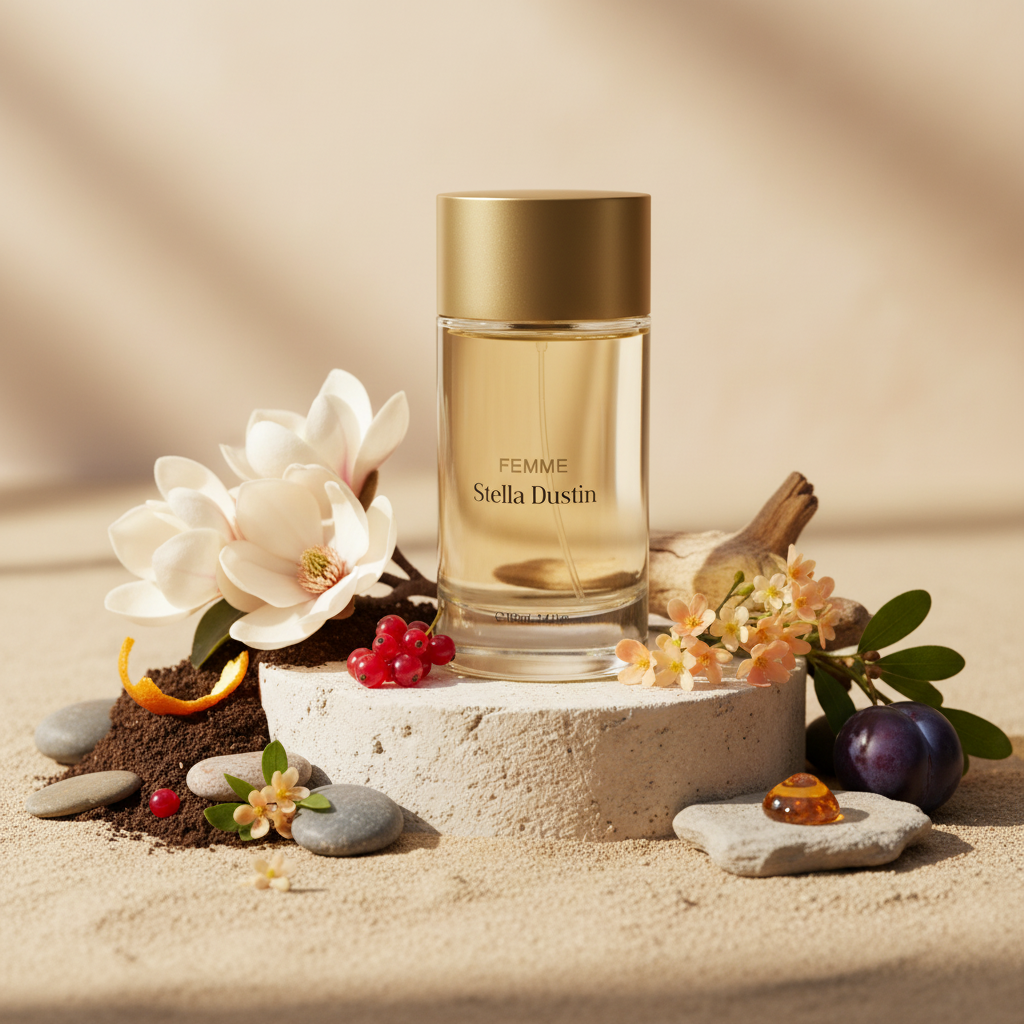 Perfume Femme Eau de Parfum Feminino - Stella Dustin em composição olfativa inspirada na fragrância
