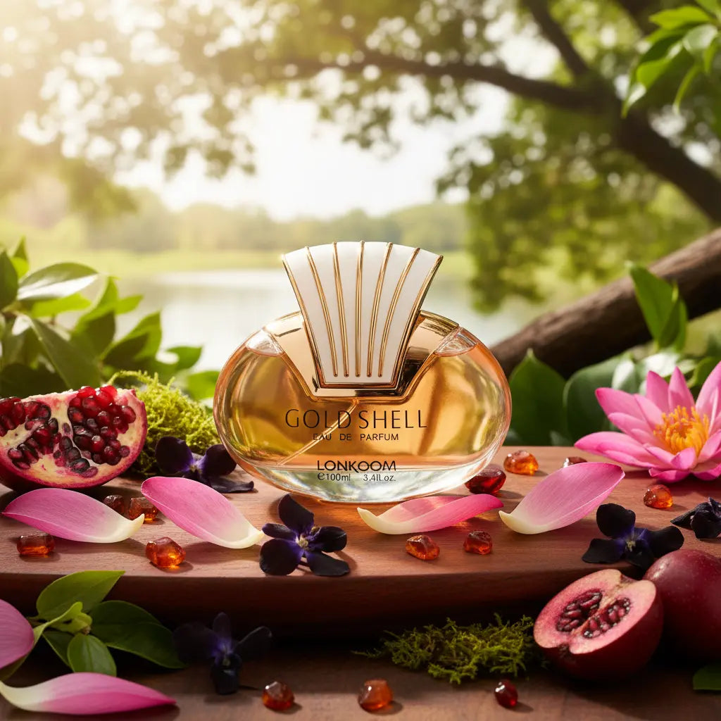 Gold Shell For Women Eau de Parfum Feminino - Lonkoom - Universo do Perfume