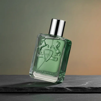 Perfume Greenley Eau de Parfum Unissex - Parfums de Marly em composição de luxo com iluminação sofisticada