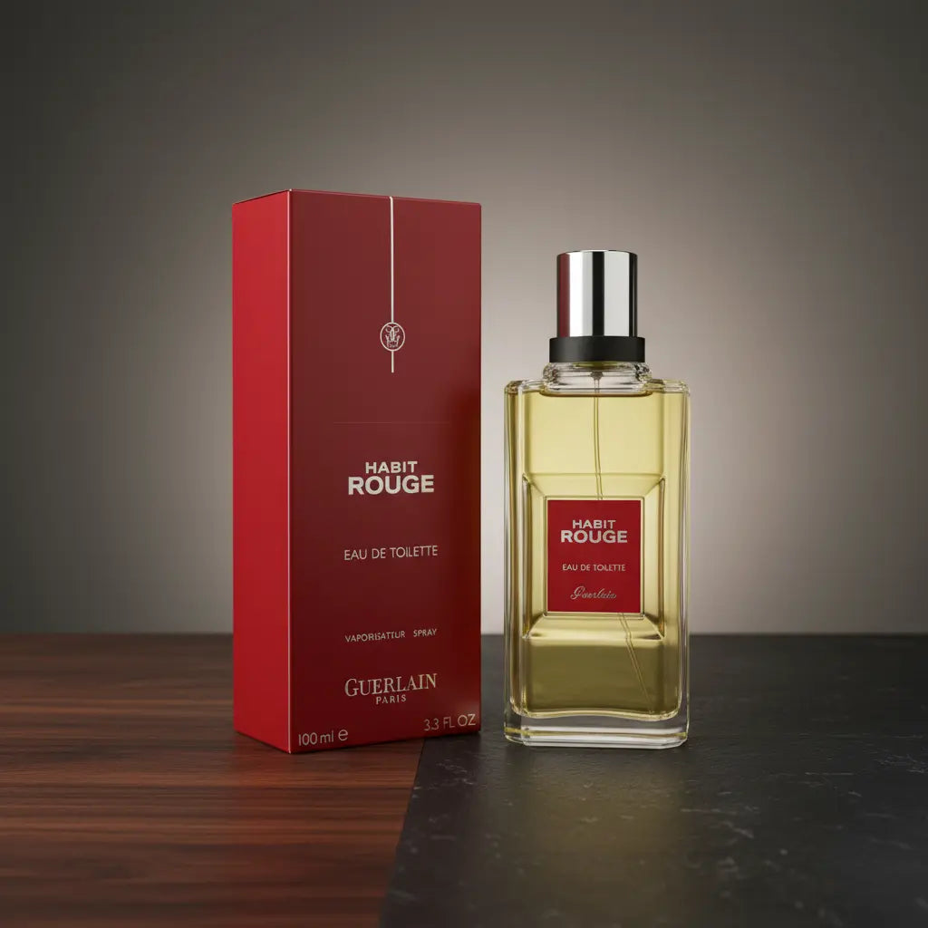 Habit Rouge Eau de Toilette Masculino - Guerlain - Universo do Perfume