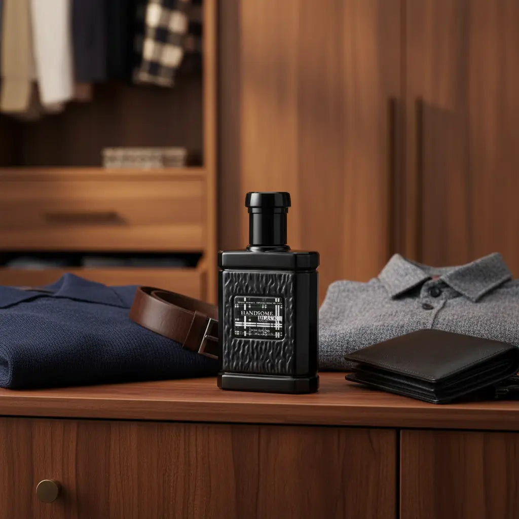 Handsome Black For Men Eau de Toilette Masculino - Paris Elysees - Universo do Perfume