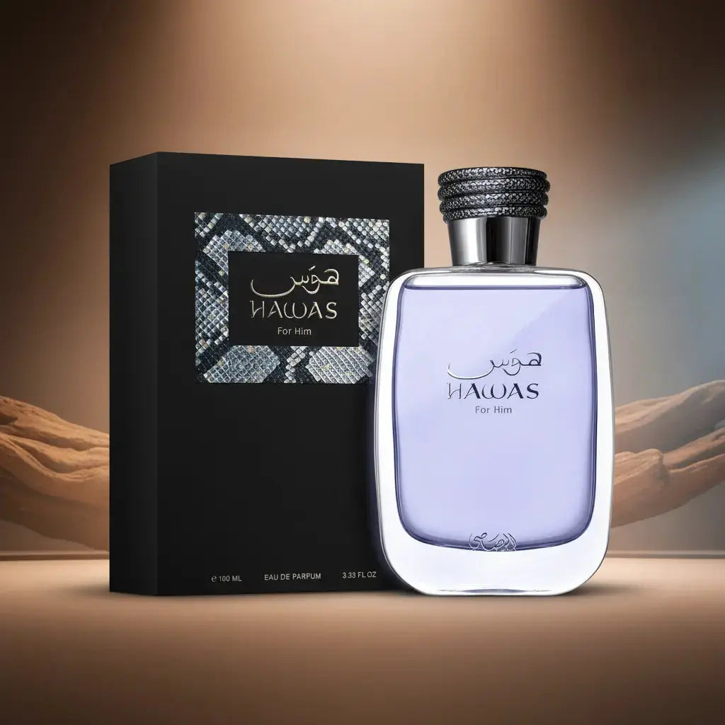 Hawas For Him Eau de Parfum Masculino - Rasasi - Universo do Perfume
