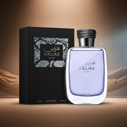 Hawas For Him Eau de Parfum Masculino - Rasasi - Universo do Perfume