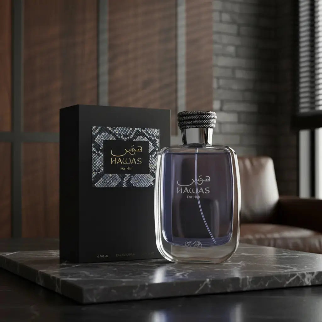 Hawas For Him Eau de Parfum Masculino - Rasasi - Universo do Perfume