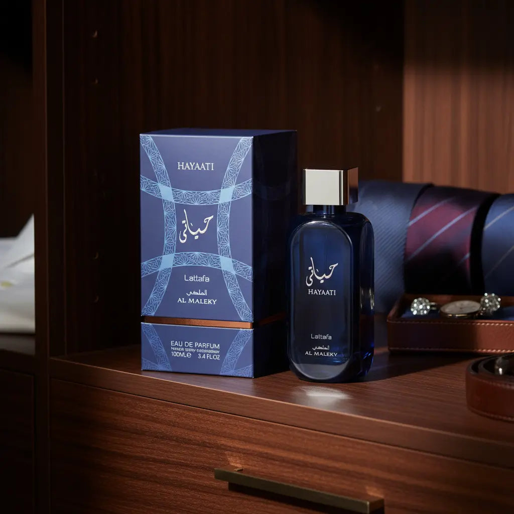 Hayaati Al Maleky Eau de Parfum Masculino - Lattafa - Universo do Perfume