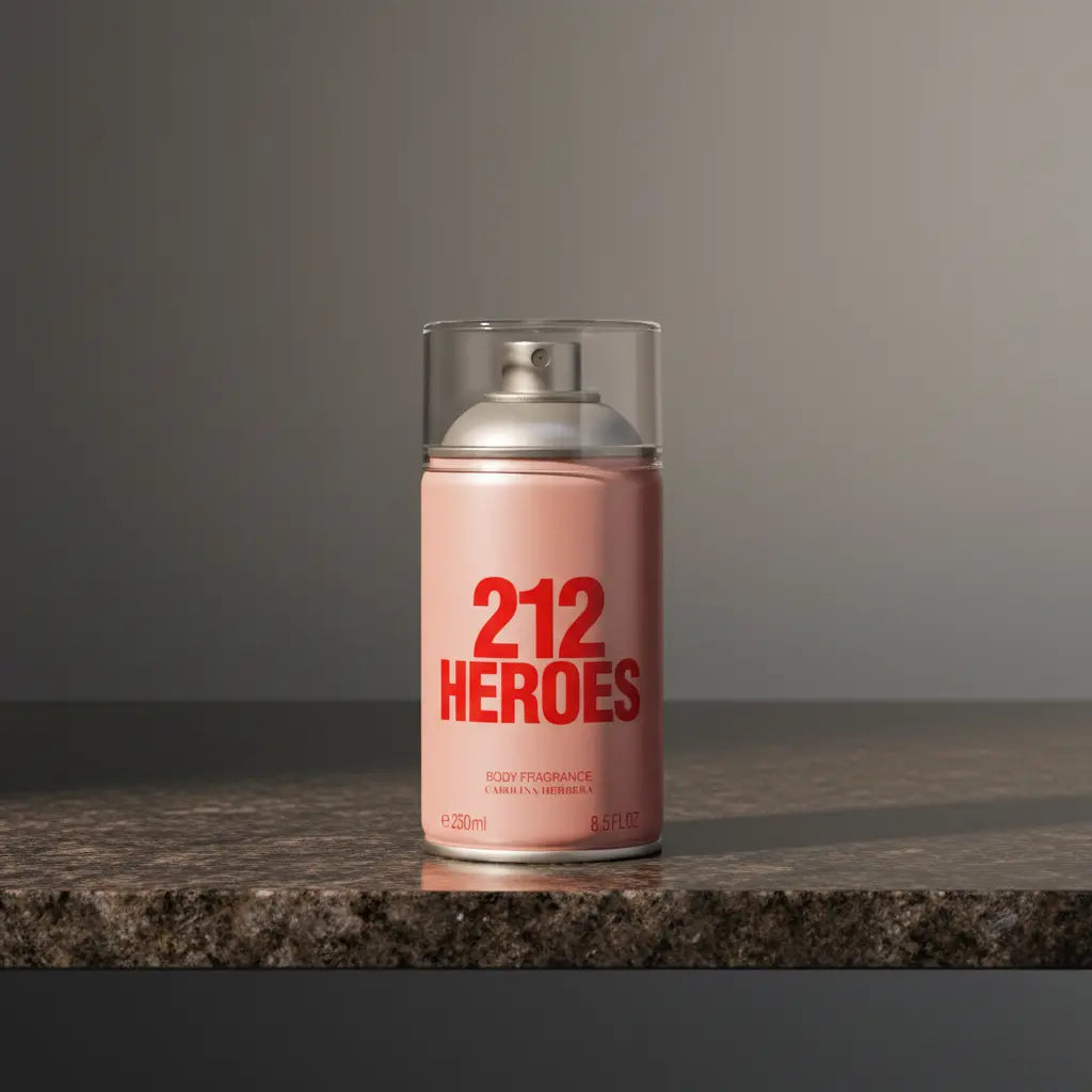 212 Heroes Body Spray Feminino - Carolina Herrera - Universo do Perfume