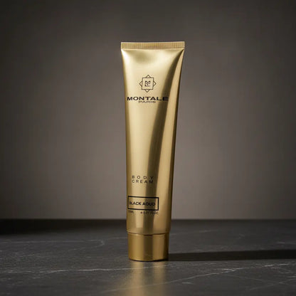 Perfume Hidratante Corporal Black Aoud Unissex - Montale em composição de luxo com iluminação sofisticada