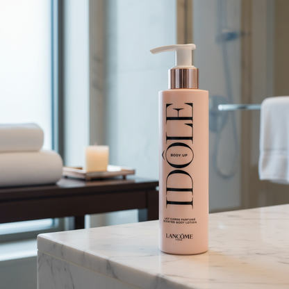 Perfume Idôle Body Up Loção Corporal Perfumada Feminino - Lancôme em ambiente elegante de lifestyle