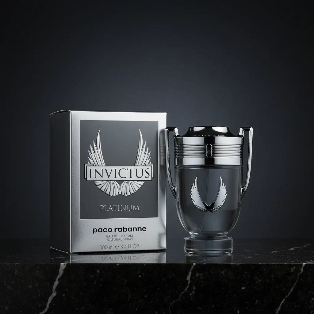 Invictus Platinum Eau de Parfum Masculino - Paco Rabanne - Universo do Perfume