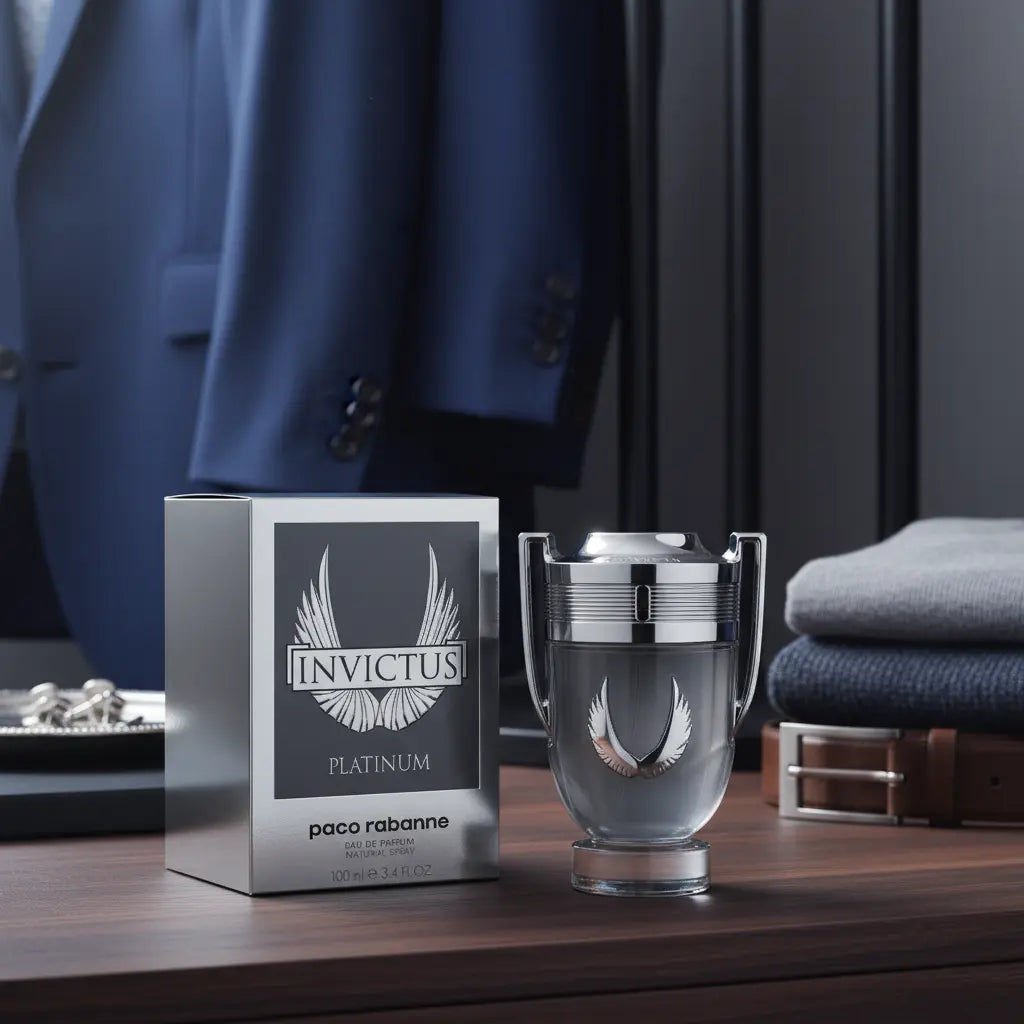 Invictus Platinum Eau de Parfum Masculino - Paco Rabanne - Universo do Perfume
