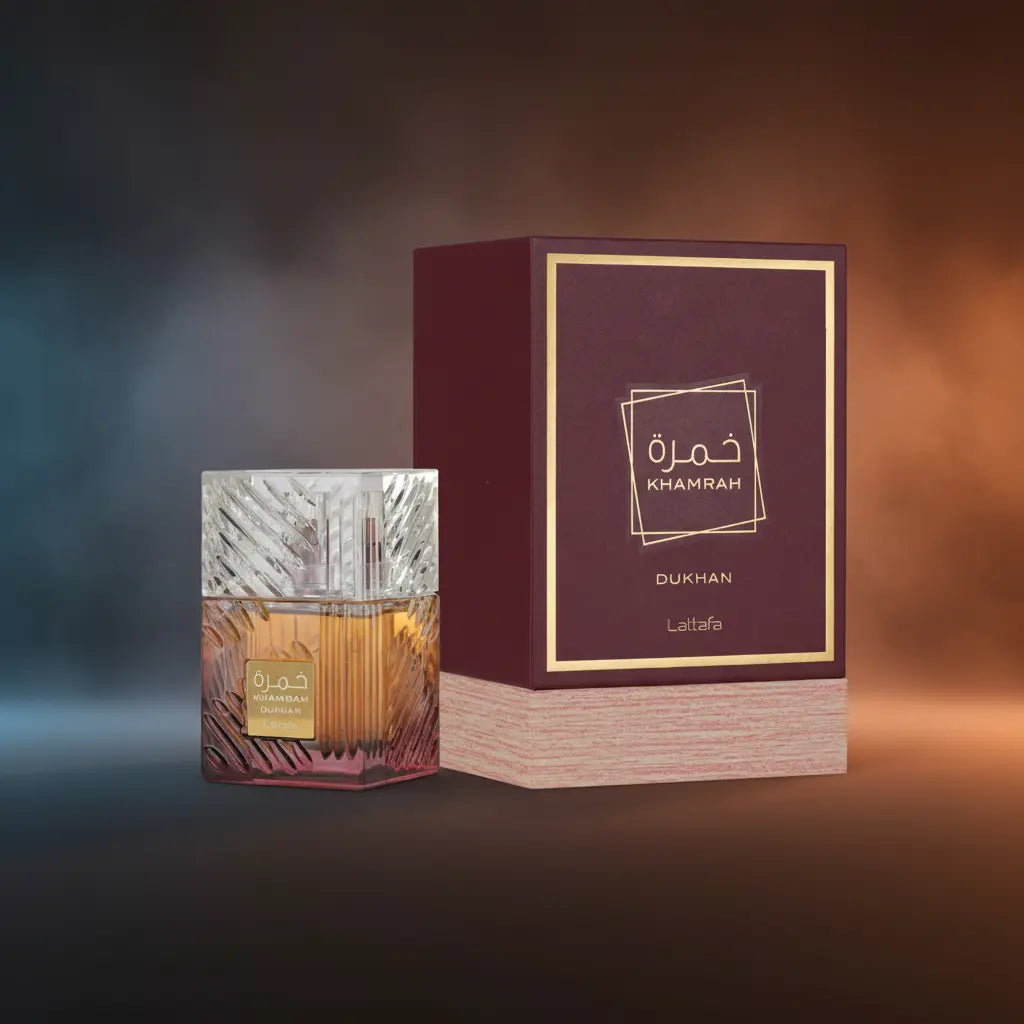 Khamrah Dukhan Eau de Parfum Unissex - Lattafa - Universo do Perfume