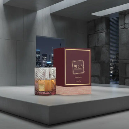 Khamrah Dukhan Eau de Parfum Unissex - Lattafa - Universo do Perfume