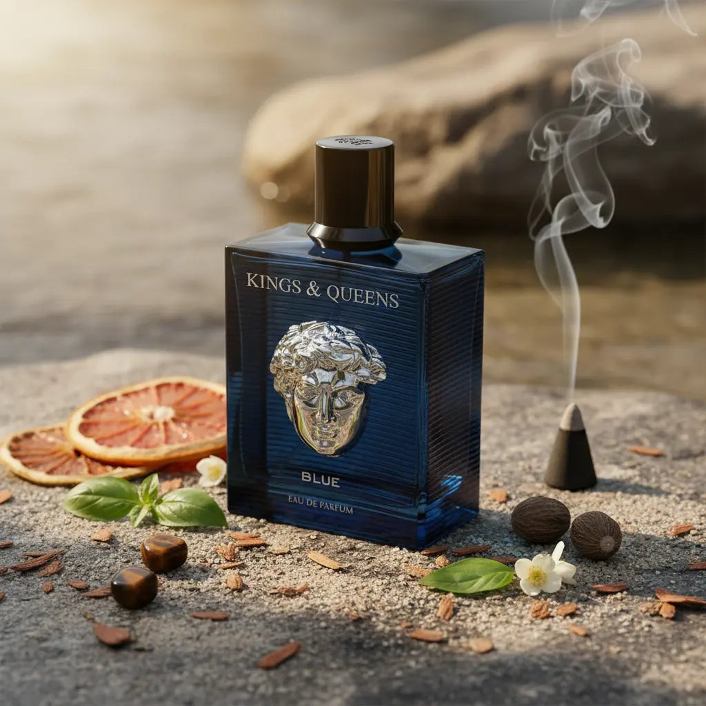 Kings & Queens Blue Eau de Parfum Masculino - Riiffs - Universo do Perfume