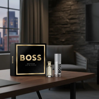 Kit Boss Bottled Eau de Parfum Masculino 50ml + Desodorante 150ml - Hugo Boss - Universo do Perfume