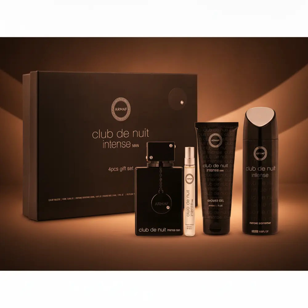 Perfume Kit Club de Nuit Intense Man Eau de Toilette Masculino - Armaf em composição atmosférica com iluminação sofisticada