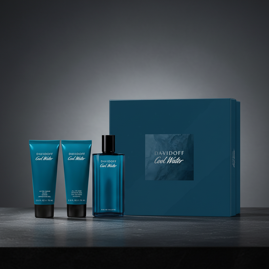Kit Davidoff Cool Water Masculino Eau de Toilette - Davidoff