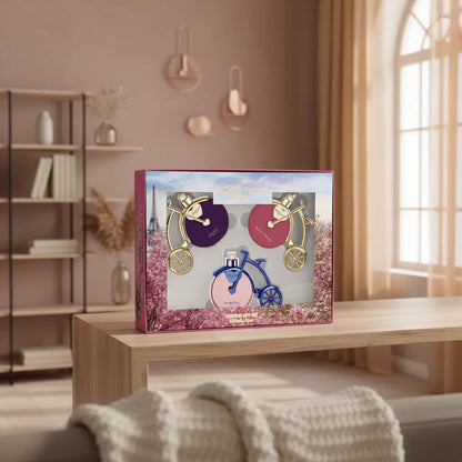 Kit Deserve Glamour + Pulcher Femme Luxe + Lovely Heart Luxe Eau de Parfum Feminino - Mont'Anne Parfums - Universo do Perfume