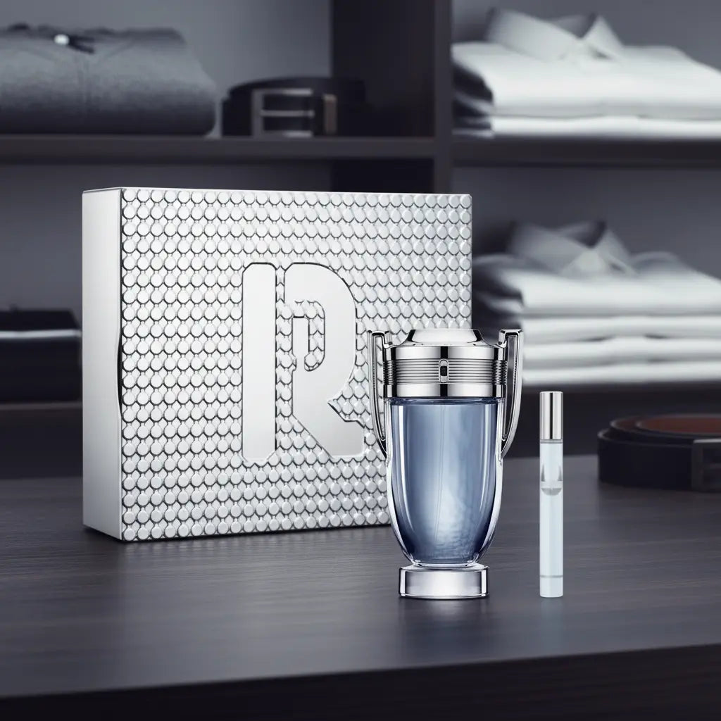 Kit Invictus Masculino Eau de Toilette (200 ml + Travel Size 10 ml) - Paco Rabanne - Universo do Perfume