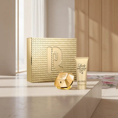 Kit Lady Million Eau de Parfum Feminino + Loção Hidratante Corporal - Paco Rabanne - Universo do Perfume