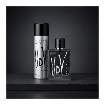 Kit Ulric de Varens Black Masculino Eau de Toilette + Desodorante - Ulric de Varens - Universo do Perfume