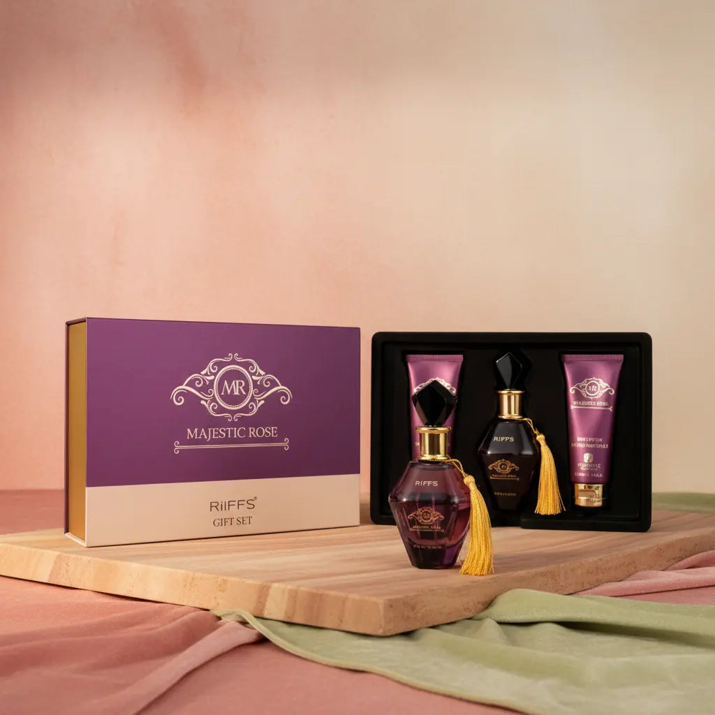 Kit Majestic Rose Eau de Parfum Feminino - Riiffs - Universo do Perfume