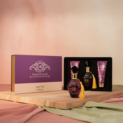 Kit Majestic Rose Eau de Parfum Feminino - Riiffs - Universo do Perfume