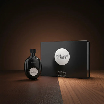 Kit Masculin Leather Eau de Parfum Masculino - Riiffs - Universo do Perfume