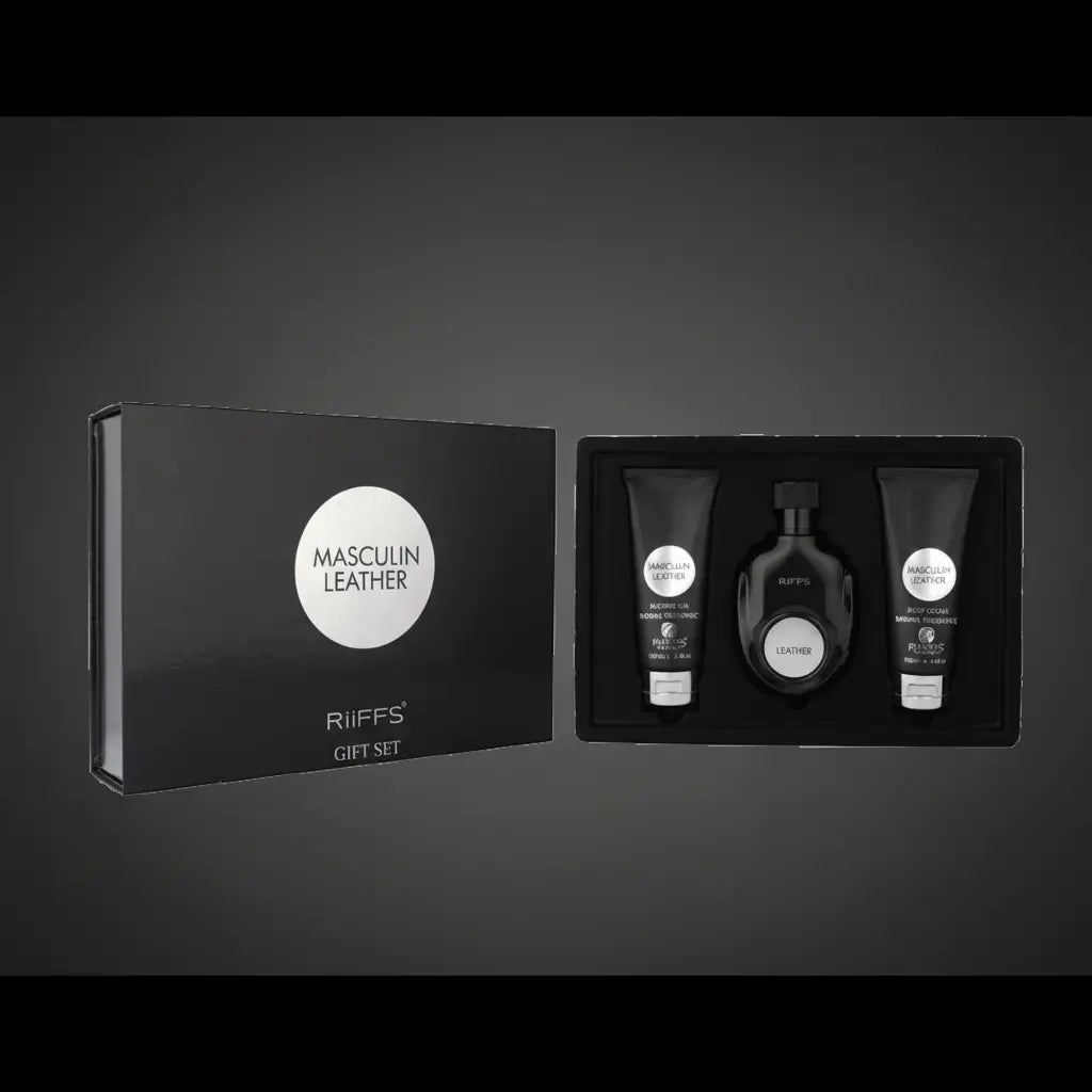 Kit Masculin Leather Eau de Parfum Masculino - Riiffs - Universo do Perfume