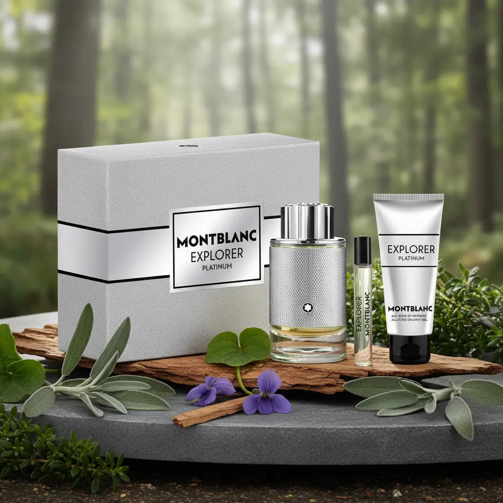 Kit Montblanc Explorer Platinum Masculino Eau de Parfum - Montblanc - Universo do Perfume