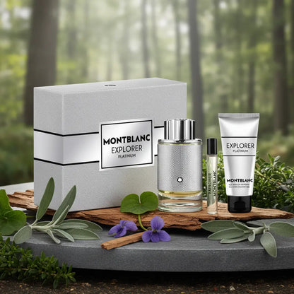 Kit Montblanc Explorer Platinum Masculino Eau de Parfum - Montblanc - Universo do Perfume