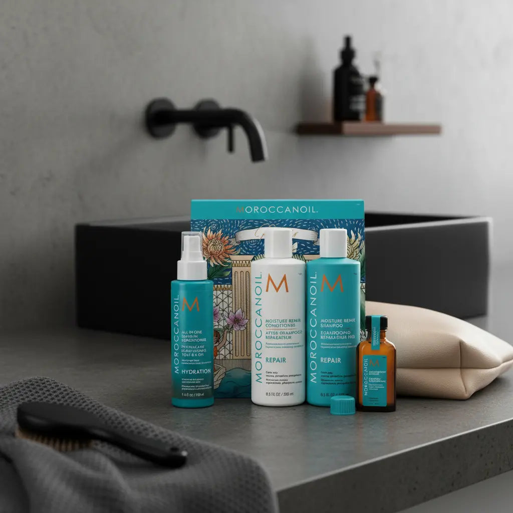 Kit Moroccanoil Repair Tratamento Capilar Completo Unissex - Moroccanoil - Universo do Perfume
