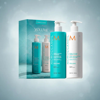 Kit Moroccanoil Volume Shampoo e Condicionador para Cabelos Finos - Moroccanoil - Universo do Perfume