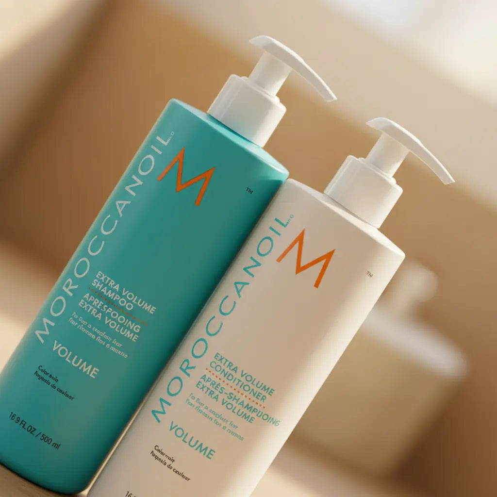 Kit Moroccanoil Volume Shampoo e Condicionador para Cabelos Finos - Moroccanoil - Universo do Perfume
