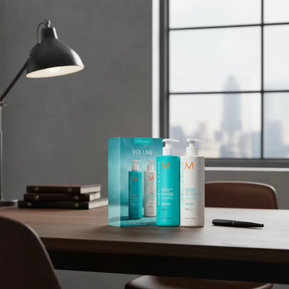 Kit Moroccanoil Volume Shampoo e Condicionador para Cabelos Finos - Moroccanoil - Universo do Perfume