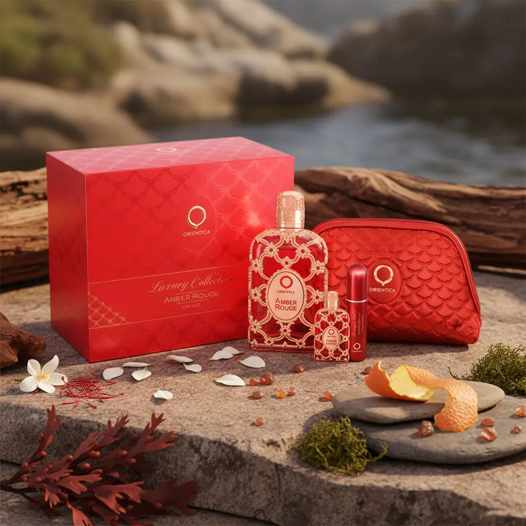 Kit Orientica Luxury Collection Amber Rouge Eau de Parfum Unissex - Orientica - Universo do Perfume