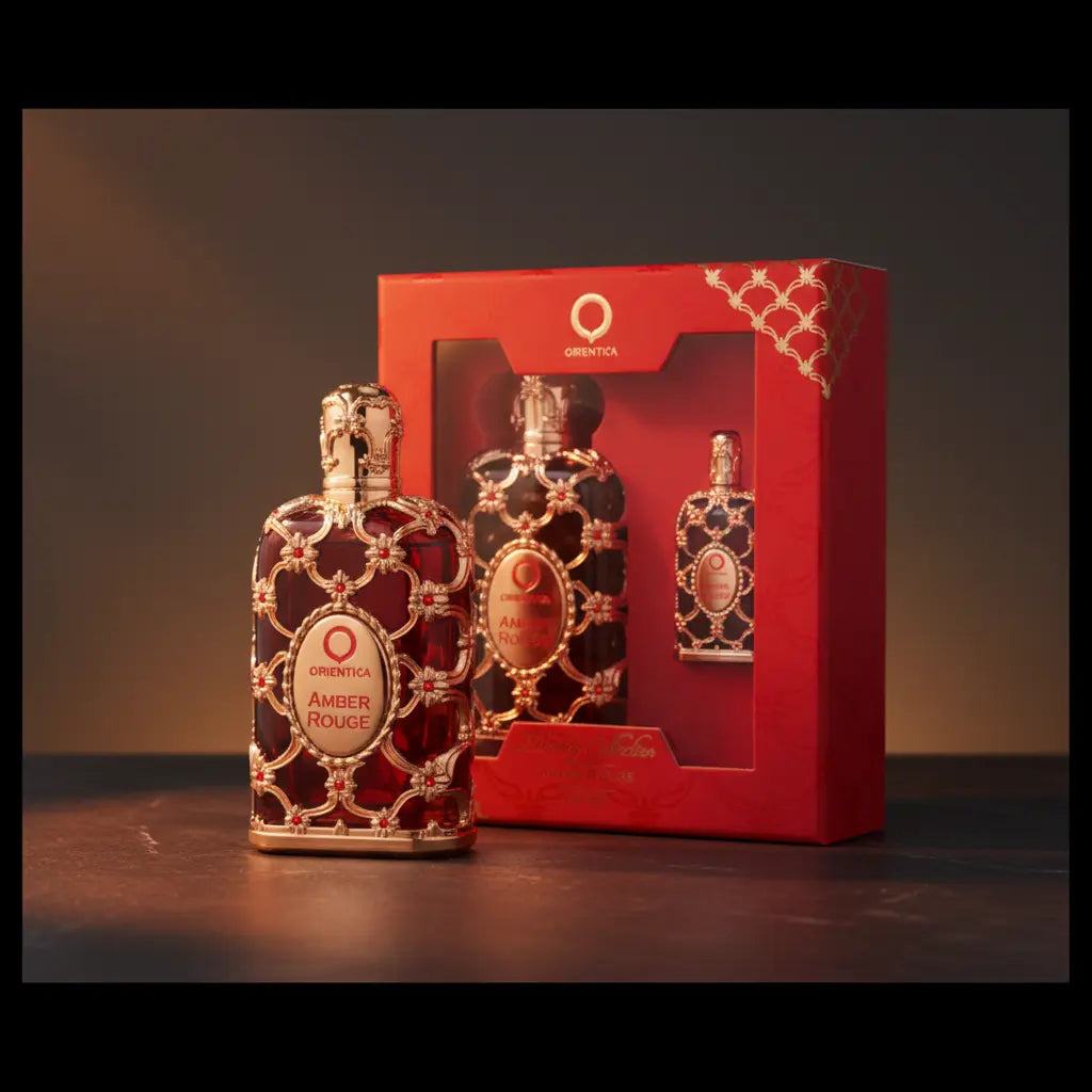 Kit Orientica Luxury Collection Amber Rouge Eau de Parfum Unissex - Orientica - Universo do Perfume