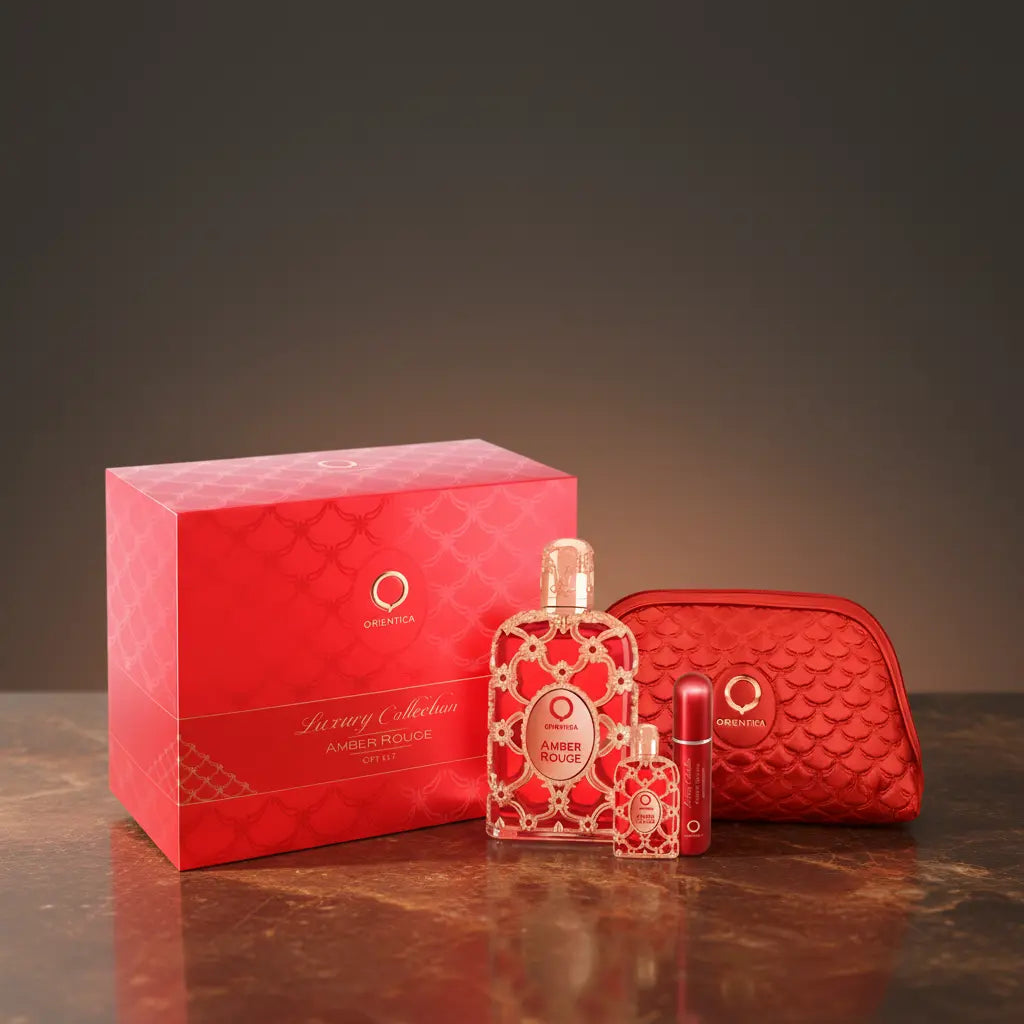 Kit Orientica Luxury Collection Amber Rouge Eau de Parfum Unissex - Orientica - Universo do Perfume