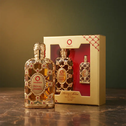 Kit Orientica Luxury Collection Royal Amber Eau de Parfum Unissex - Orientica - Universo do Perfume