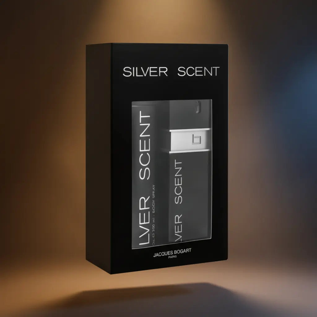 Kit Silver Scent Masculino Eau de Toilette + Body Spray Masculino - Jacques Bogart - Universo do Perfume
