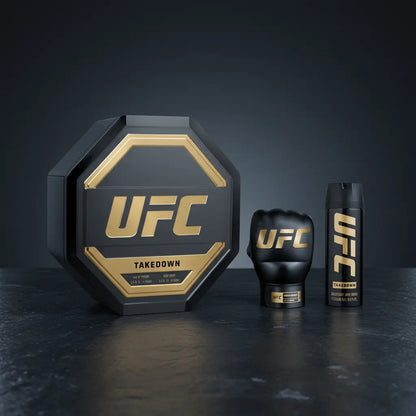 Kit UFC Takedown Masculino Eau de Parfum - UFC - Universo do Perfume
