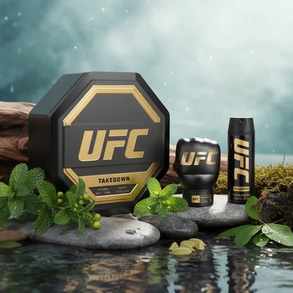 Kit UFC Takedown Masculino Eau de Parfum - UFC - Universo do Perfume