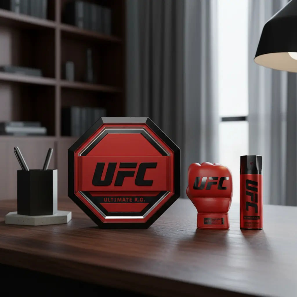 Kit UFC Ultimate K.O. Masculino (Eau de Parfum 100ml + Desodorante Corporal 200ml) - UFC - Universo do Perfume