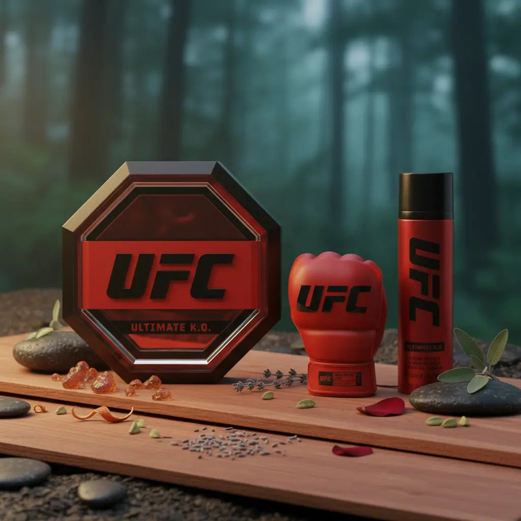 Kit UFC Ultimate K.O. Masculino (Eau de Parfum 100ml + Desodorante Corporal 200ml) - UFC - Universo do Perfume