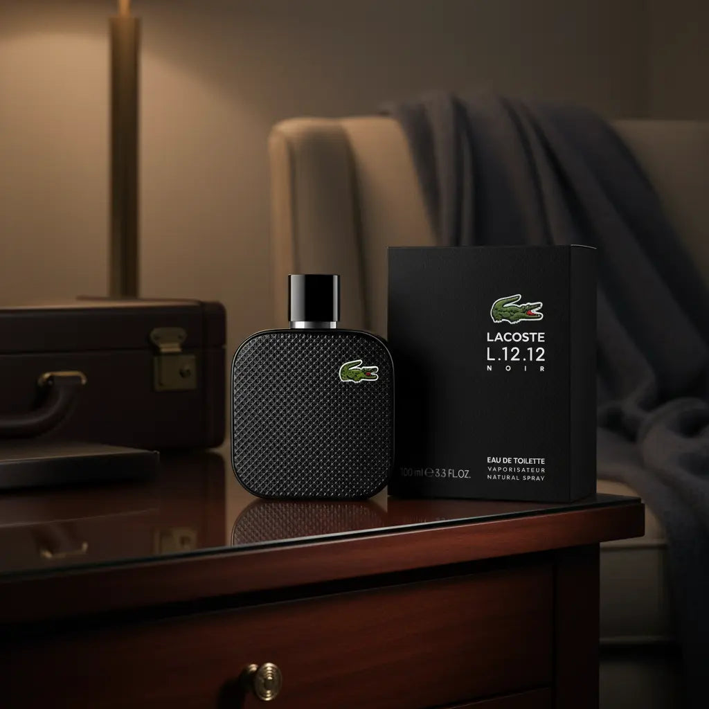 L.12.12 Noir Eau de Toilette Masculino - Lacoste - Universo do Perfume