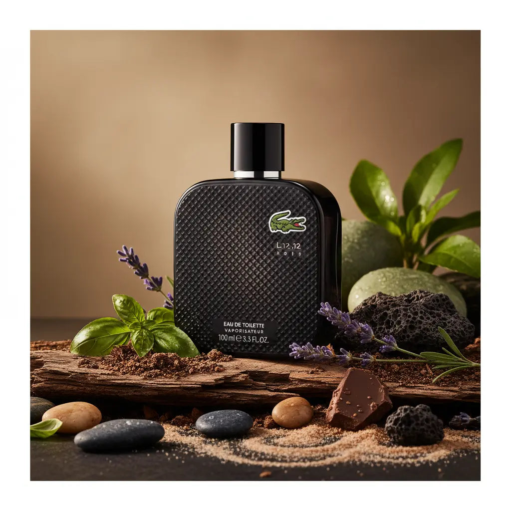 L.12.12 Noir Eau de Toilette Masculino - Lacoste - Universo do Perfume