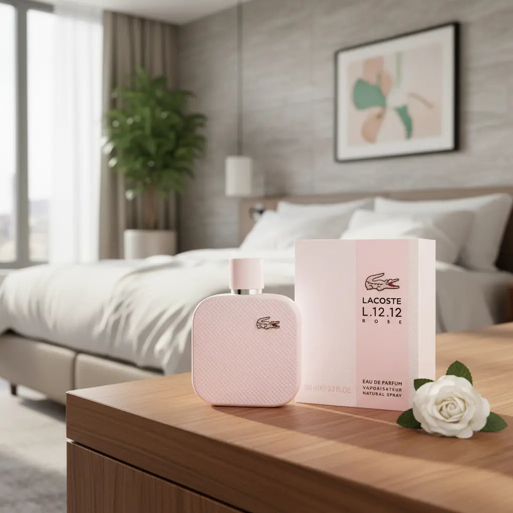 L.12.12 Rose Eau de Parfum Feminino - Lacoste - Universo do Perfume